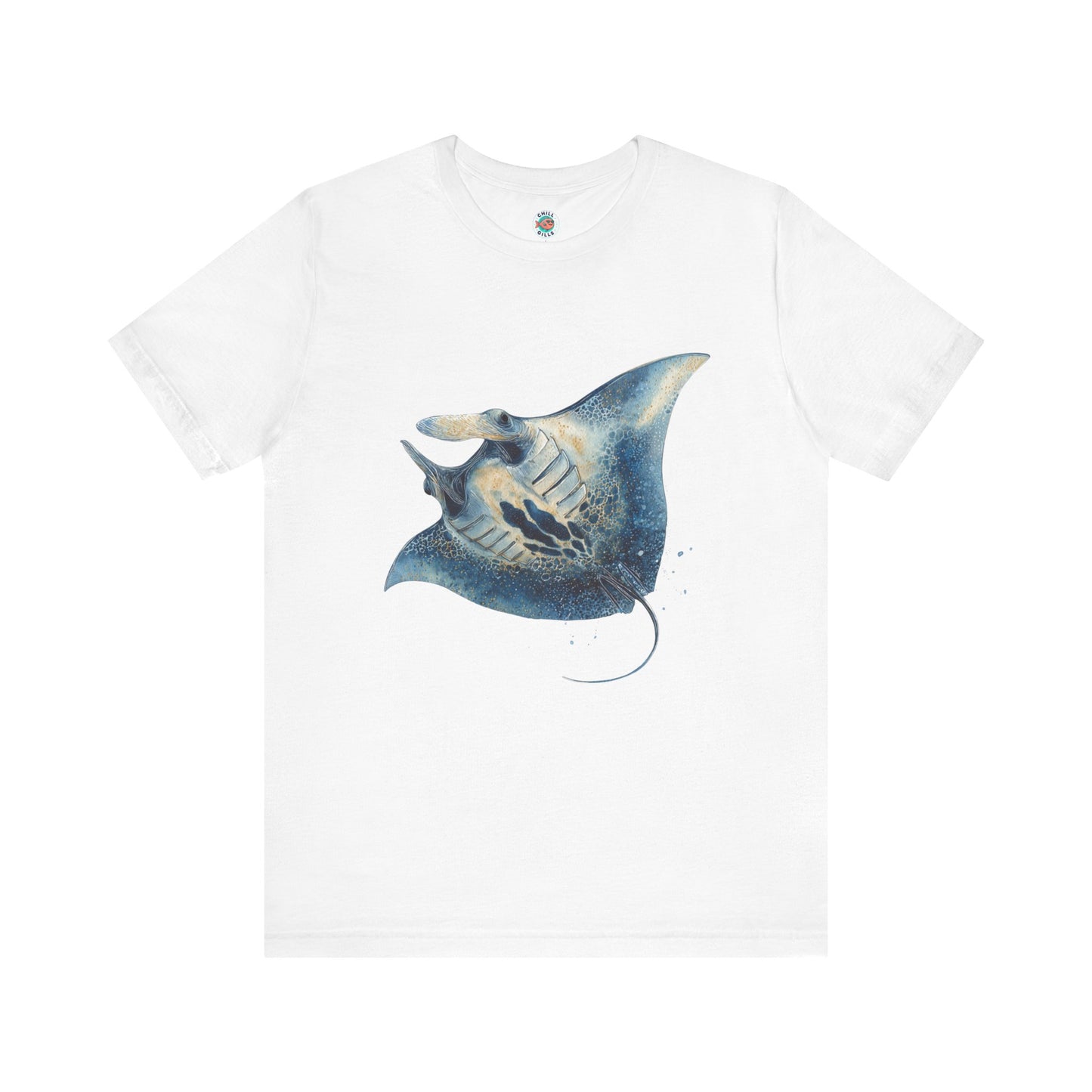 Chill Fish Graphic tees | Stylish and Funky Watercolor | Magic Manta