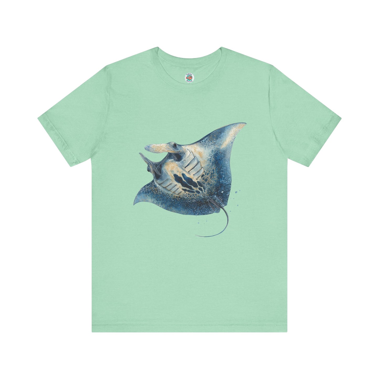 Chill Fish Graphic tees | Stylish and Funky Watercolor | Magic Manta