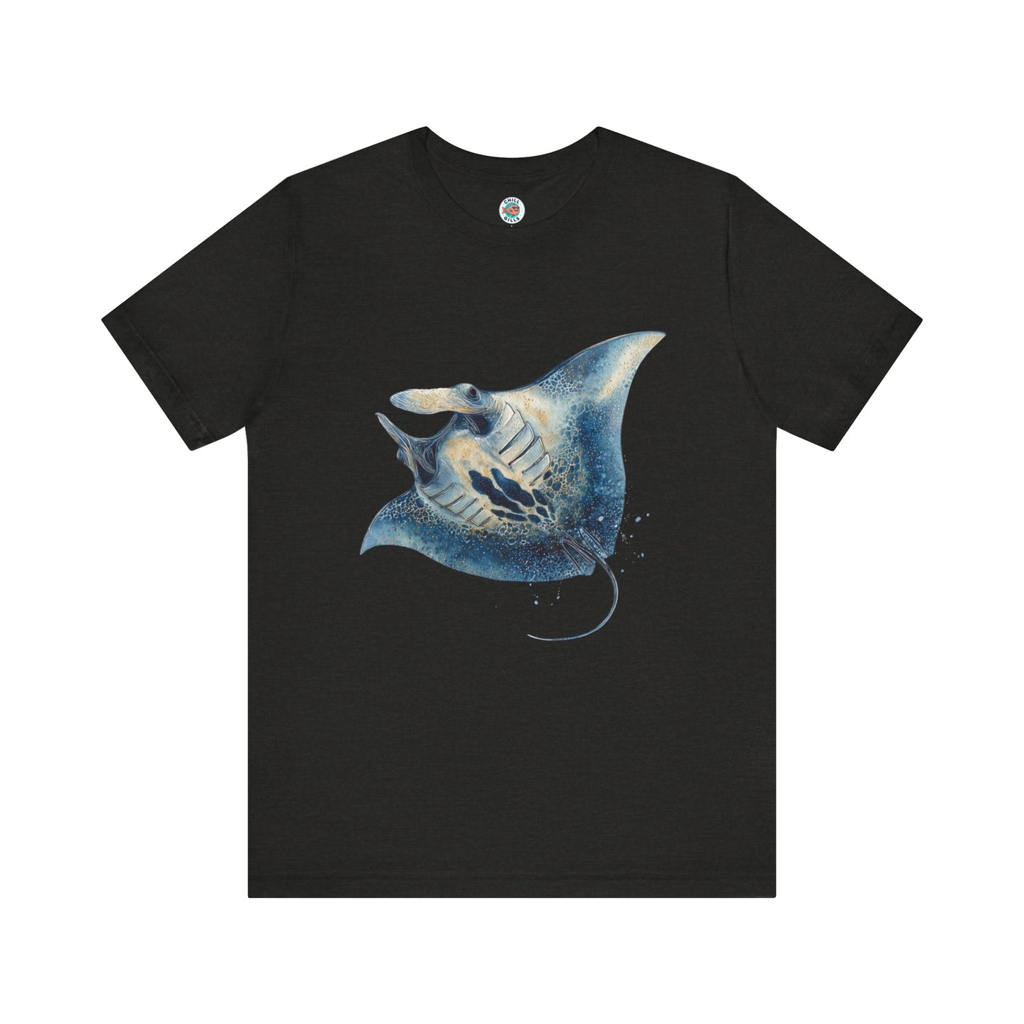Chill Fish Graphic tees | Stylish and Funky Watercolor | Magic Manta