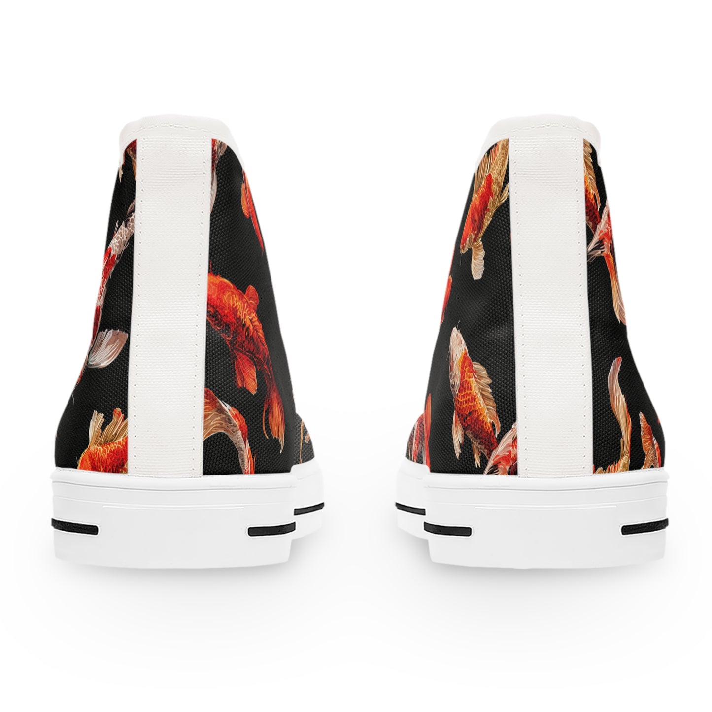 Funky Fish Feet | Koi Fish High Top Sneakers | Colourful Women's fabulous feet