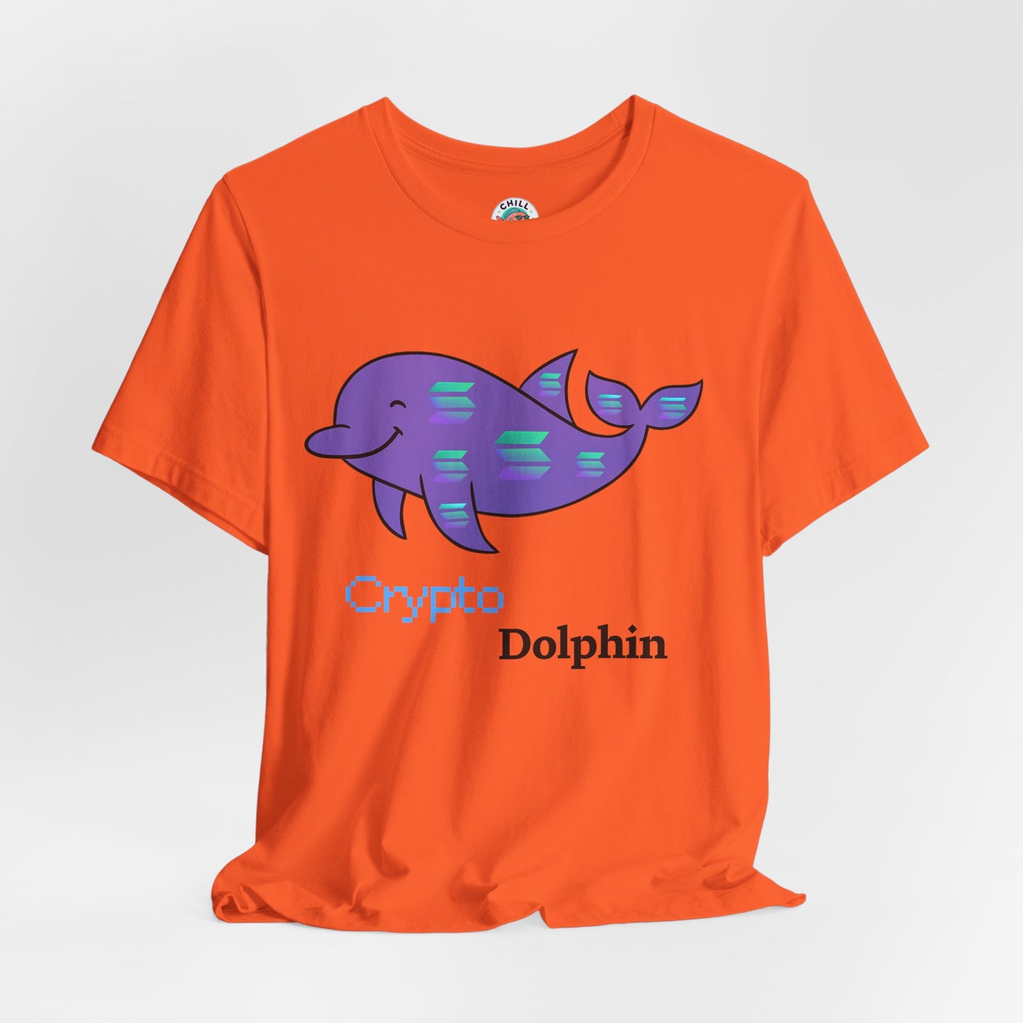 Crypto Shirt | Solly the Crypto Dolphin | Hodl on to one of these !