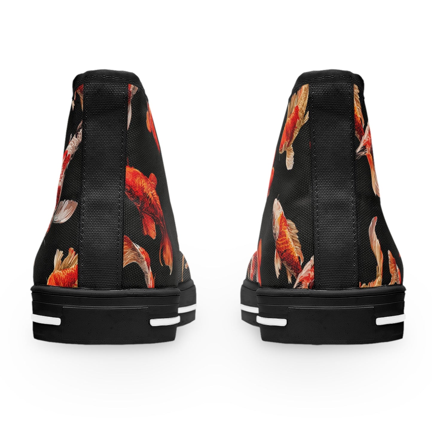 Funky Fish Feet | Koi Fish High Top Sneakers | Colourful Women's fabulous feet